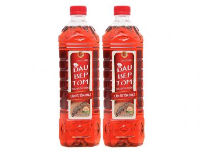 2 chai nước chấm Đầu Bếp Tôm 900ml