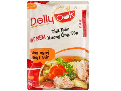 Hạt nêm Delly Cook thịt thăn, xương ống, tủy gói 900g