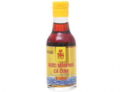 Nước mắm nhỉ cá cơm 584 Nha Trang 60 độ đạm chai 60ml