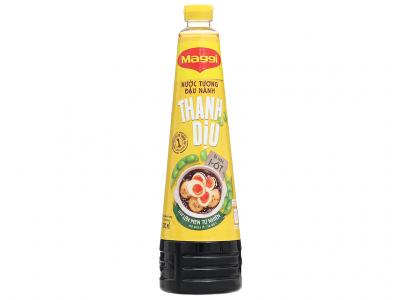 Nước tương đậu nành Maggi thanh dịu chai 700ml