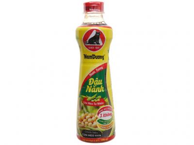 Nước tương đậu nành Nam Dương chính hiệu Con Mèo Đen chai 500ml