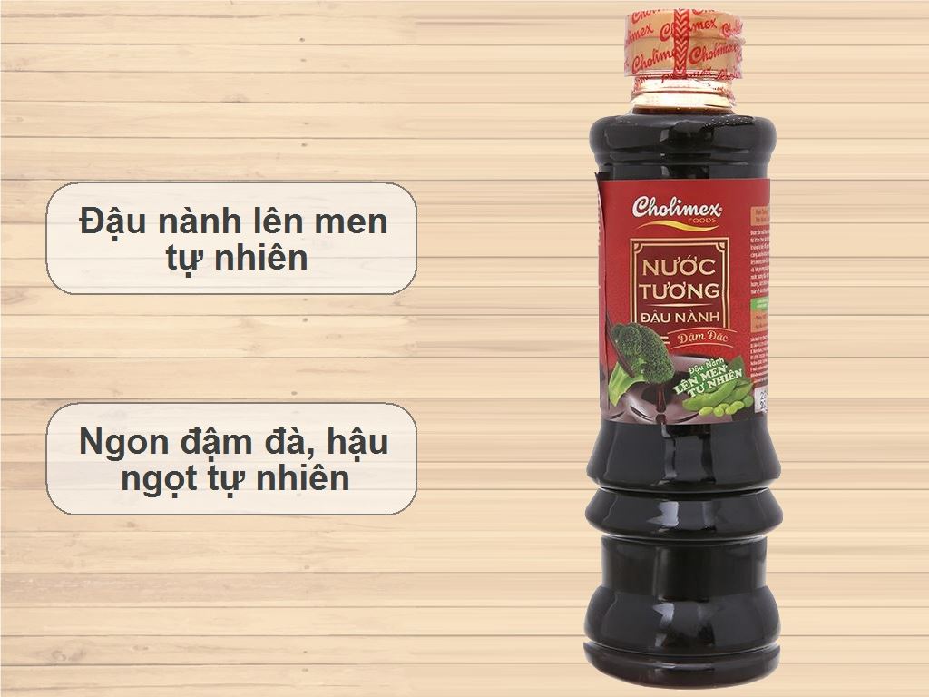 Nước tương đậu nành đậm đặc Cholimex chai 300ml 2