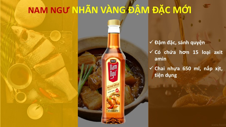 Nước mắm Nam Ngư đạt top 3 thương hiệu được lựa chọn nhiều nhất