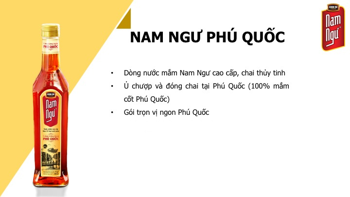 Nước mắm cao cấp Nam Ngư Phú Quốc đậm đặc 32 độ đạm chai 500ml