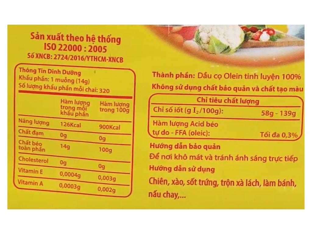 Dầu thực vật Good Meall can 5 lít 6