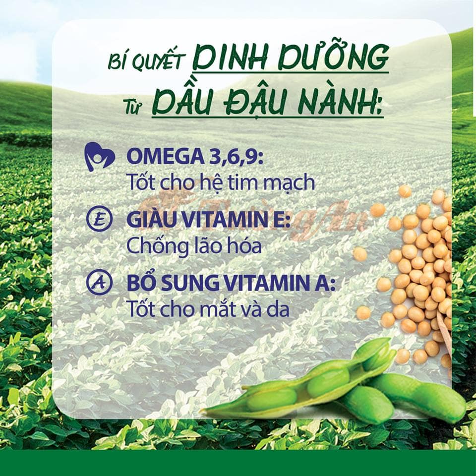 Dưỡng chất trong dầu đậu nành Tường An