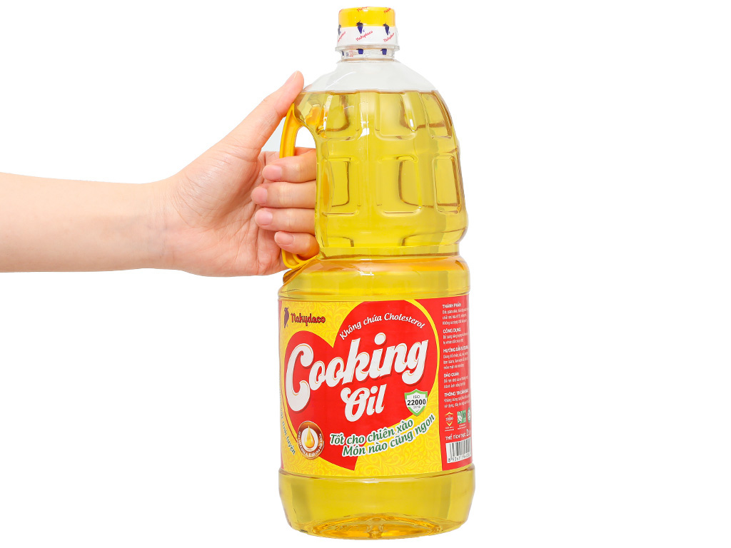 Dầu thực vật Nakydaco Cooking Oil can 2 lít 7